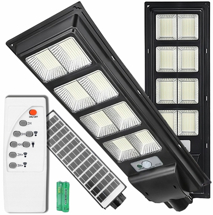 Pouličné svietidlo 600 W 60000 lm na solárne napájanie